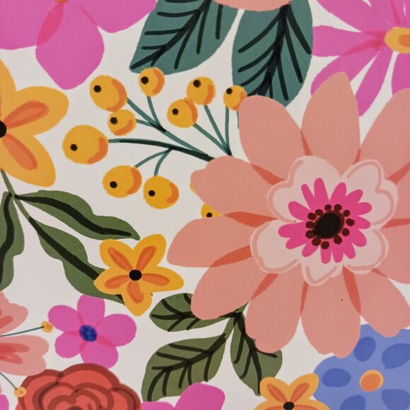 Tropical Notebook Journal Bright FLORAL Lined Soft Cover Cottagecore Stationary - Picture 4 of 10